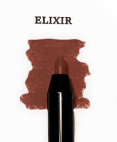 Retractable Matte Lip Liner With Shea Butter (Color: Elixir-Med plum with neutral undertone)