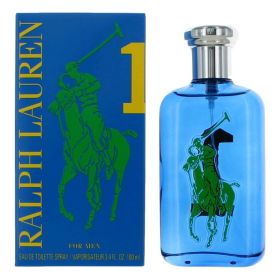 Polo Big Pony Blue #1 by Ralph Lauren (Option: 3.4 oz EDT Spray for Men)